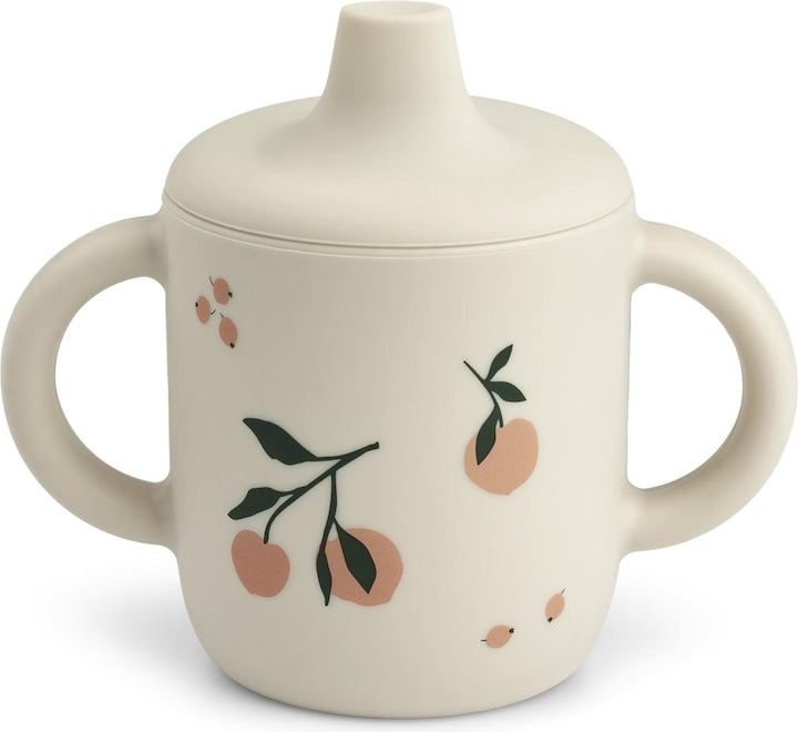 Actual product image Liewood Silicone Sippy Cup Neil Peach Sea Shell