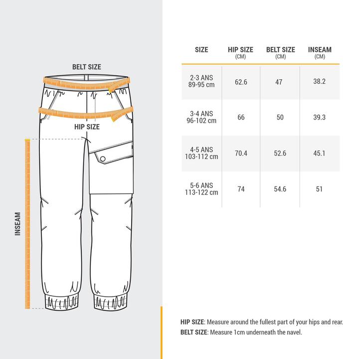 Image du produit Quechua Pantalon SH100 X-WARM Garçon 2-6y 329623 (116)