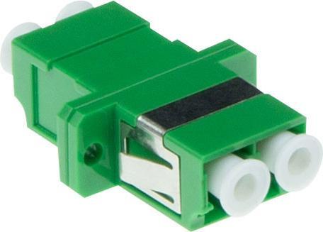 Produktbild Fiber optic LC/APC duplex adapter OS2