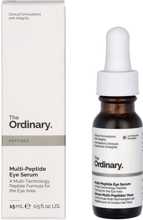 The Ordinary Sérum multi-peptide pour les yeux (Soin des yeux Sérum, 15 ml, Jour + nuit)