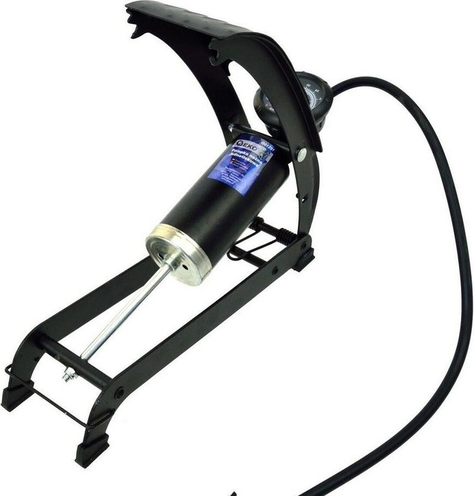 Produktbild GEKO Fusspumpe mit Manometer Einzelkolben