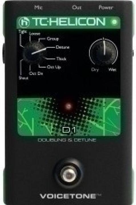 TC Helicon VoiceTone D1 Dämpfer/Verstimmungsgerät (Mikrofon)