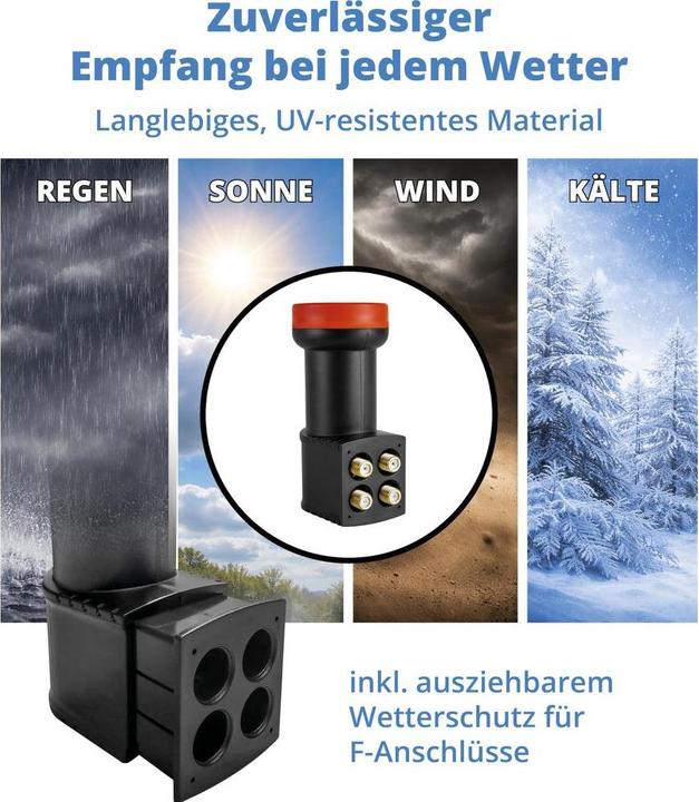 Actual product image Megasat Diavolo Quad (Quad LNB, 40mm)