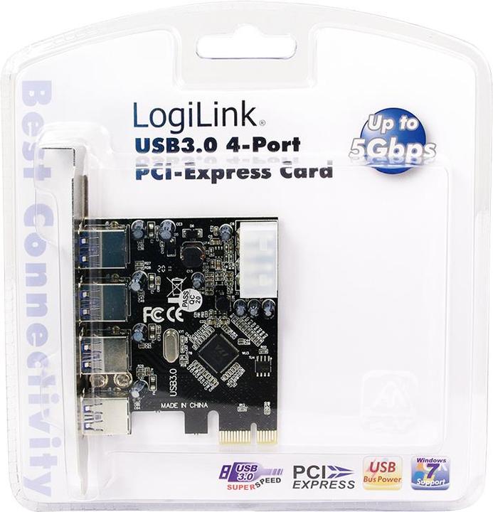 Produktbild LogiLink PCI Express Interface Card USB 3.0 4x