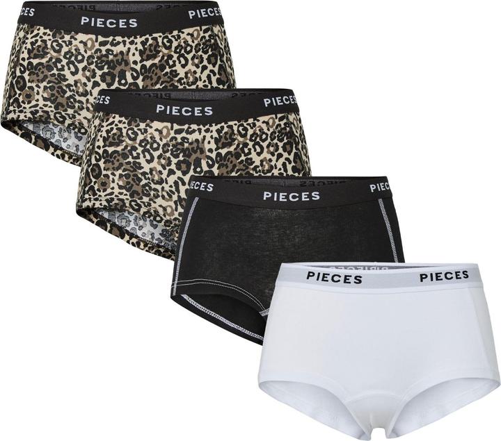 Immagine prodotto Pieces Pclogo Lady 4 Pack Aop/Solid Noos Bc (M, confezione da 4)