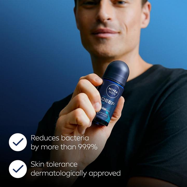 Produktbild NIVEA Men Deep Beat Antitranspirant - 50 Ml (Spray, 50 ml)