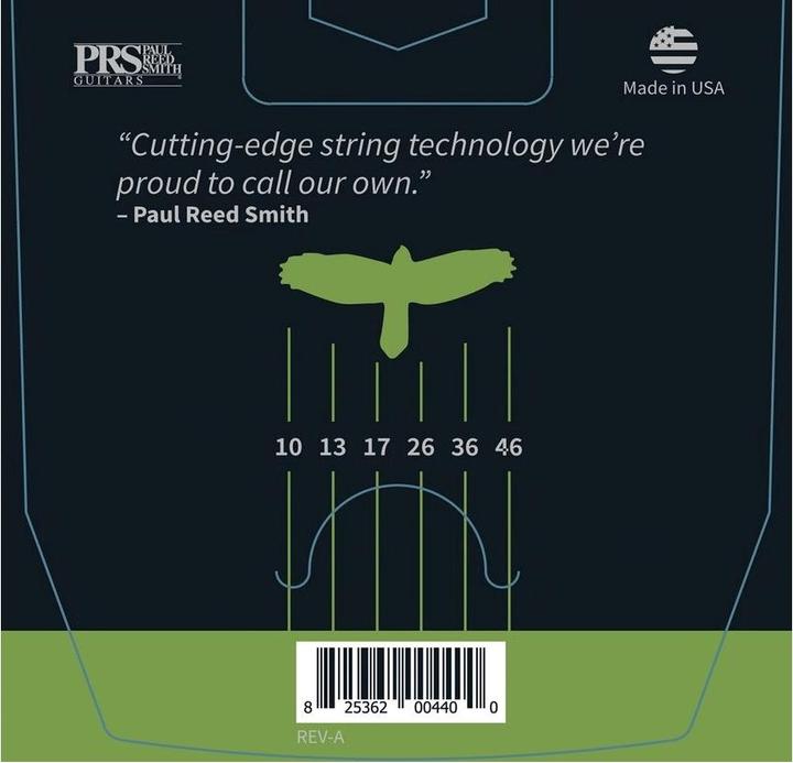 Actual product image PRS Signature 10-46 Regular Light Electric Guitar String Sets (6 x, Electric guitar, 0.05")