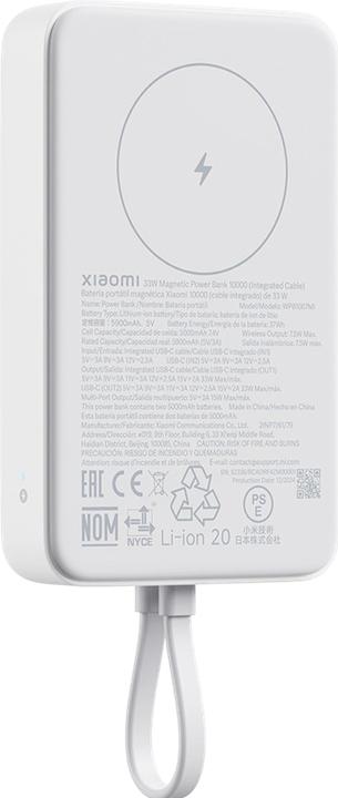 Produktbild Xiaomi 33W Magnetic Power Bank 10000mAh (Integrated Cable) (10000 mAh, 33 W)