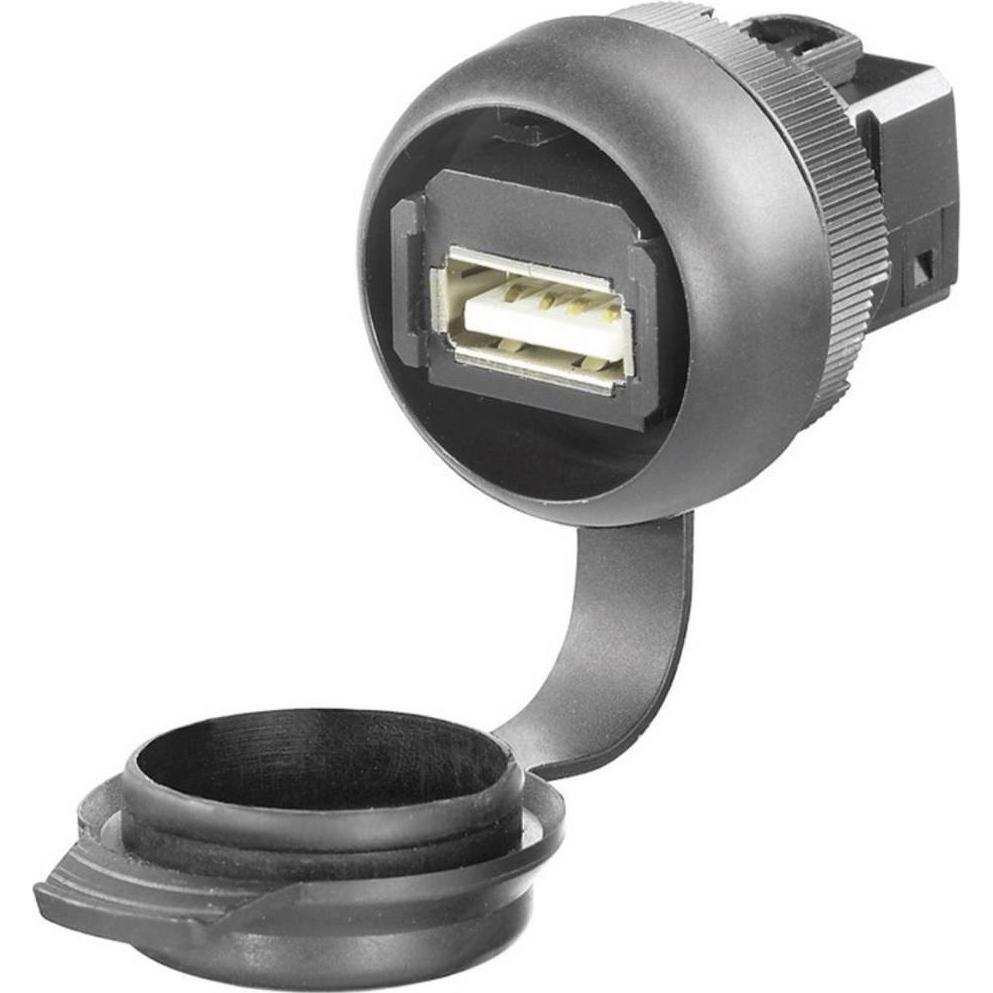 Weidmüller Buchsenstecker IP65 USB, Elektronikkabel + Stecker, Schwarz