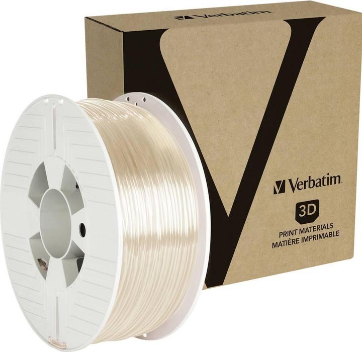 Image du produit Verbatim FILAMENT 3D PET-G 2.85MM TRANS (PETG, 2.85 mm, 1000 g, Transparent)