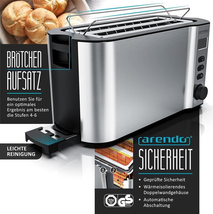 Image du produit Arendo Frühstucks Set - Wasserkocher, Toaster und Eierkocher (1.50 l)
