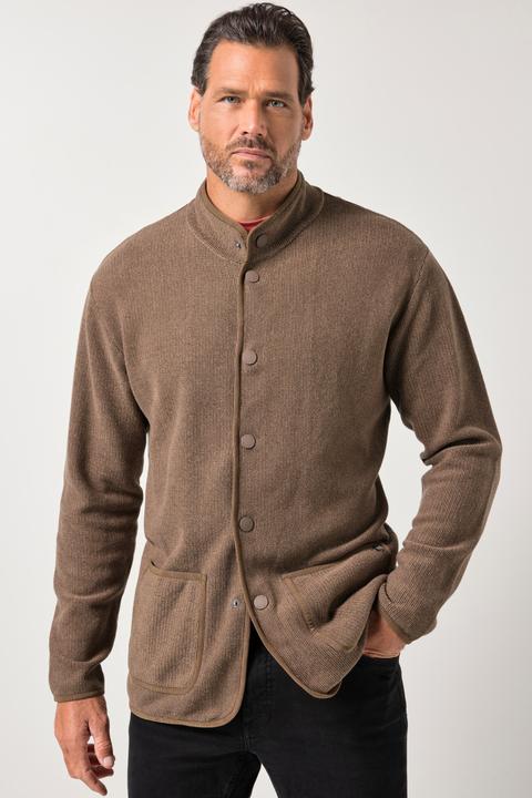 Produktbild JP1880 Stricksakko, FLEXNAMIC®, Stehkragen, Druckknöpfe (L)
