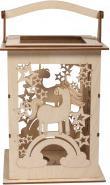 Actual product image Rayher Wood lantern unicorn m. Handle, FSCMixCred, natura (1 x)
