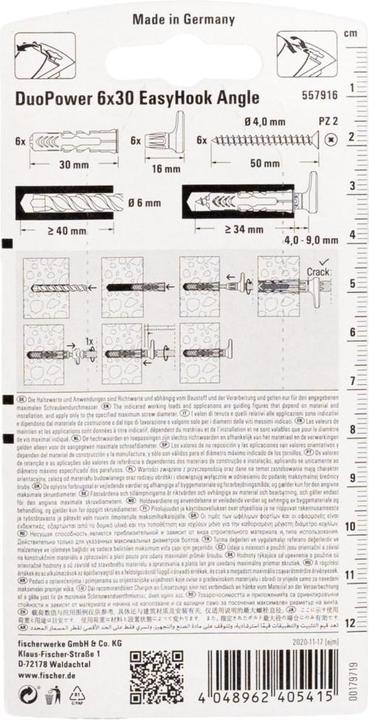 Produktbild Fischer DuoPower 6x30 EasyHook Angle K