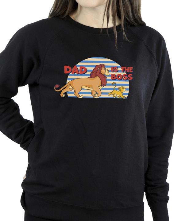 Actual product image Disney Womens/Ladies The Lion King Dad Boss Sweatshirt (L)