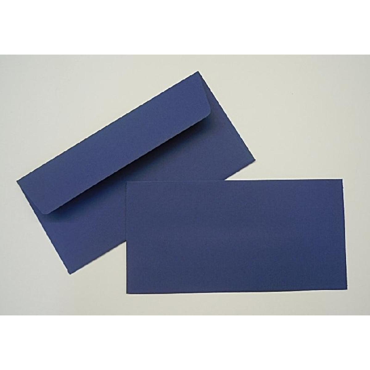 Thumbnail - Blanke, Briefumschlag, Briefumschläge DINlang 100g/qm gummiert VE=100 Stück jeans (110 x 220 mm, 100 x)