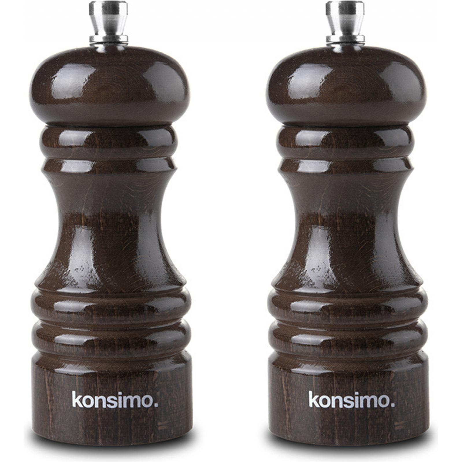 Thumbnail - Konsimo Milos, Pfeffermühle + Salzmühle, Braun