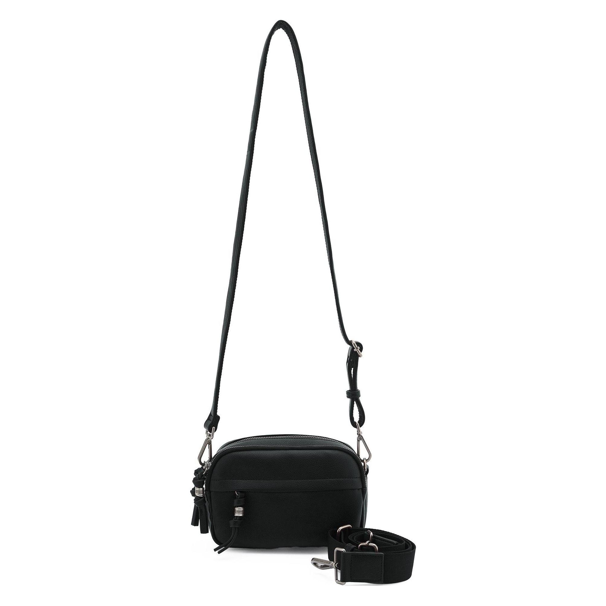 FredsBruder, Damen, Handtasche, My Bestie Umhängetasche Leder 22 Cm, Schwarz