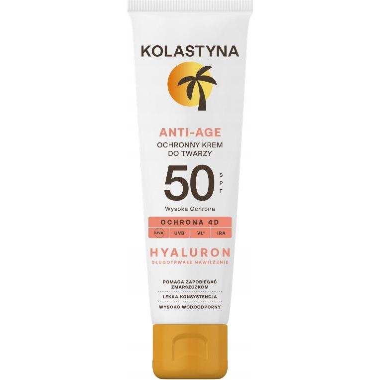 Kolastyna, Zonnecrème, Zonbeschermende Anti-Ageing Gezichtscrème Spf 50 - 50 Ml (Zonnecrème gezicht, SPF 50, 50 ml)