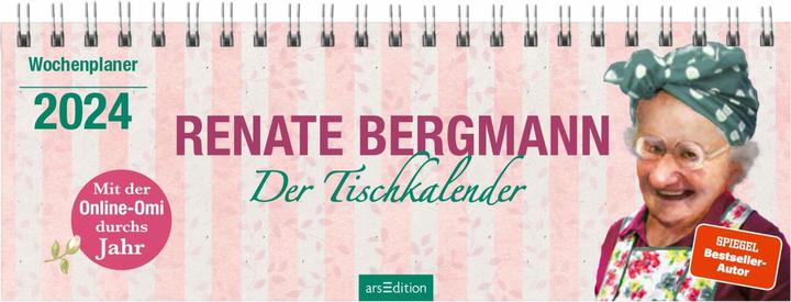 Produktbild Renate Bergmann – Der Tischkalender 2024 (297 x 115 mm)