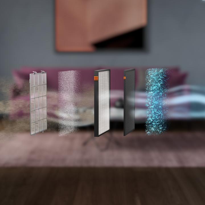 Actual product image AEG APU72771DG Pure Multi 7000 air purifier / for up to 70 m²/168 m³ / Colour: Dark Grey, 950011594 (70 m²)