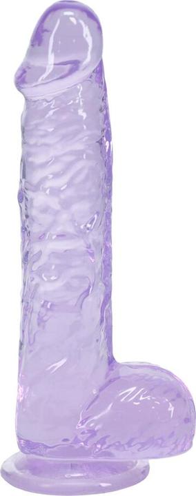 Produktbild RealRock Realistic Dildo with Balls - 5 / 12,7 cm - Purple