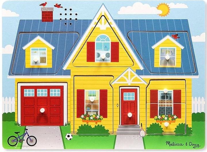 Produktbild Melissa & Doug Sound-Puzzle Haus (8 Teile)