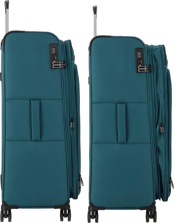 Actual product image D&N Travel Line 9504 4-wheel trolley L 76 cm with expansion fold (102 l)