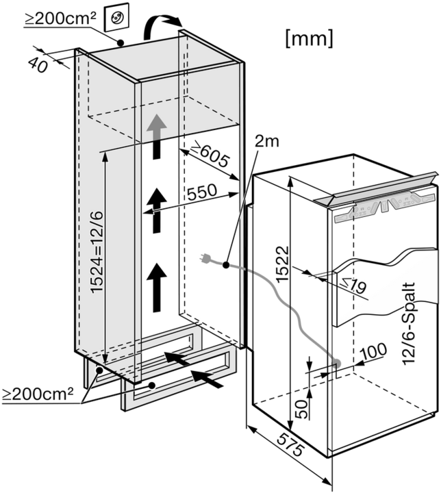 Actual product image Miele K 35582-55 iDF-1 (257 l)