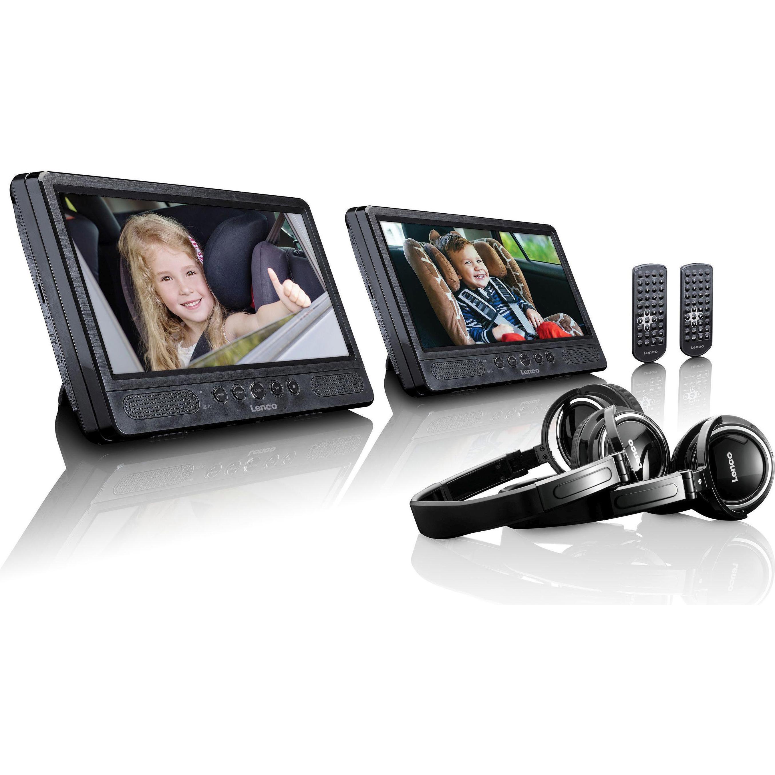 Lenco Dvp-1045 (Tragbarer DVD-Player), Bluray Player + DVD Player, Schwarz