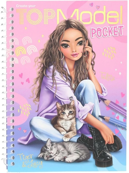 Actual product image Top Model TOPModel - Pocket Colouring Book ( 0412726 )
