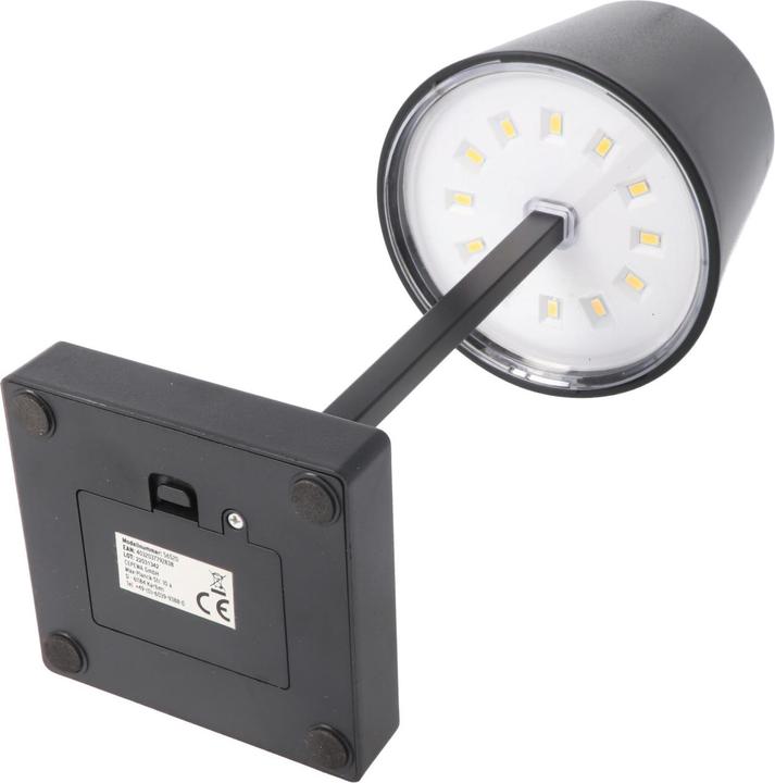 Image du produit AccuCell Lampe de bureau LED tactile, blanc chaud, avec batterie
