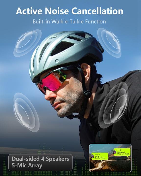 Produktbild BleeqUp Ranger AI Sports Glasses (Orange-Rot)