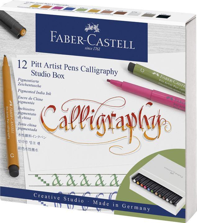 Faber-Castell Pitt Artist Pen (Mehrfarbig, 12 x)