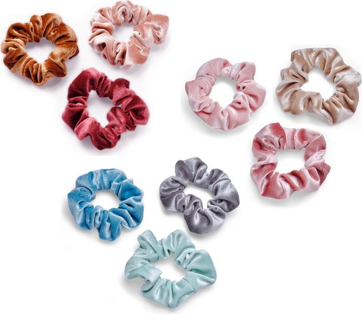 Immagine prodotto Trisa Body Mind and Soul Scrunchie Yoga Velluto Blu (Elastico per capelli)