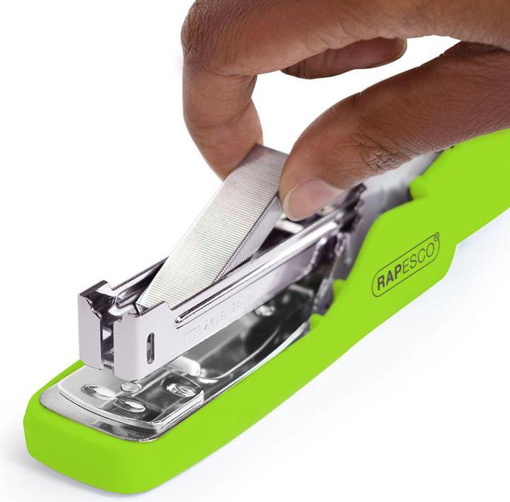 Actual product image Rapesco 1395 X5-25ps Less Effort Stapler - 25 Sheets - Green (25 Sheets)