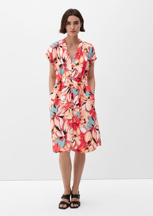 Image du produit s.Oliver Kleid Viskosekleid mit Gürtel (38)
