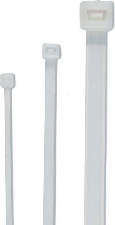 Spaiselco – 100 Fascette Serracavi – Zip Tie 200 X 3,5 Mm – Colore Naturale – Per Cavi E Organizzazione