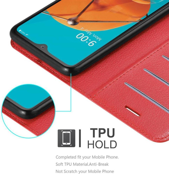 Produktbild Cadorabo Book mit Standfunktion Cover (LG KQ51)