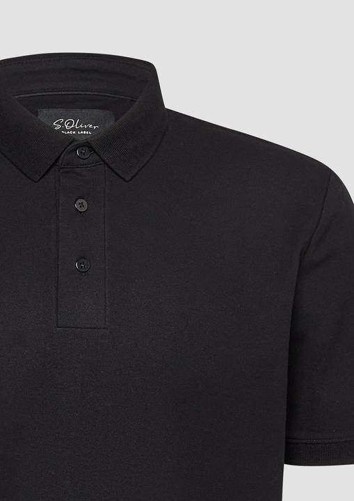 Produktbild s.Oliver Poloshirt aus elastischem Baumwollmix-Piqué (S)