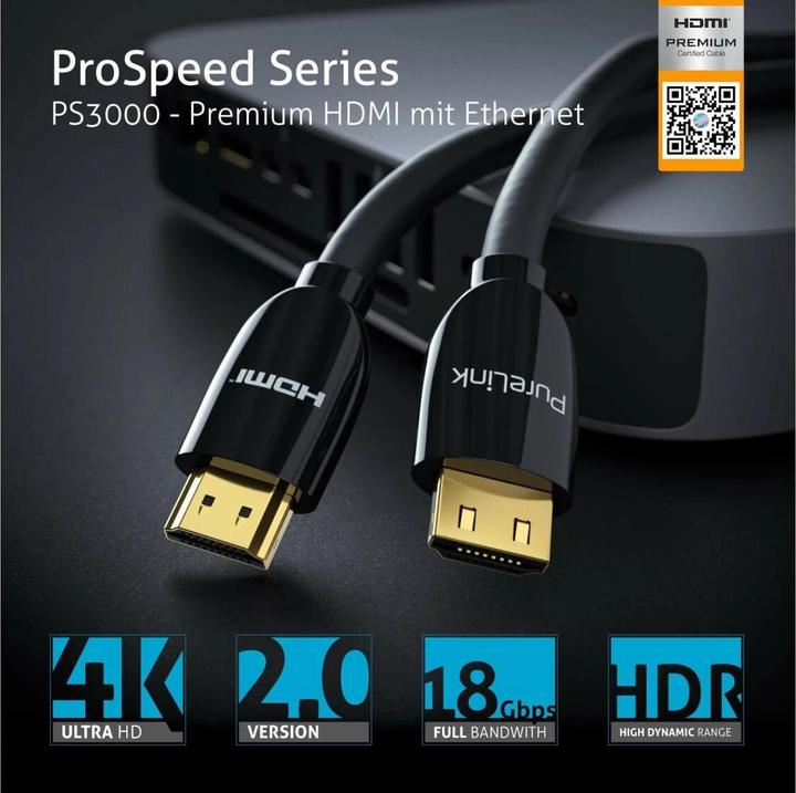 Image du produit Purelink HDMI (Typ A) — HDMI (Typ A) (1.80 m, HDMI, 2.0)