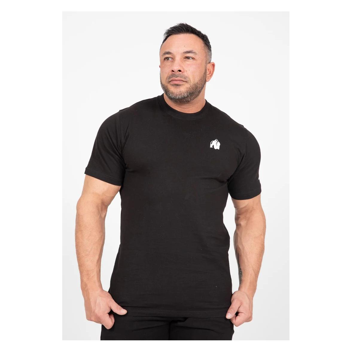 Gorilla Wear, Herren, Shirts, Leon T-Shirt - Schwarz, Schwarz, Grau, (L)