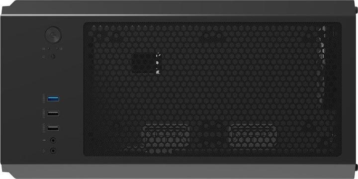 Actual product image Genesis IRID 503 ARGB PC case, Micro Tower, 2xUSB 2.0, 2x jack, 1xUSB 3.0, black (Mini-ITX)