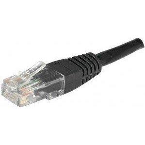 Exertis Connect Patchkabel, CAT.6, U/UTP, ungeschirmt, Kupfer, schwarz, 25,0 m Patchkabel mit Rastnasenschutz (U/UTP, CA...