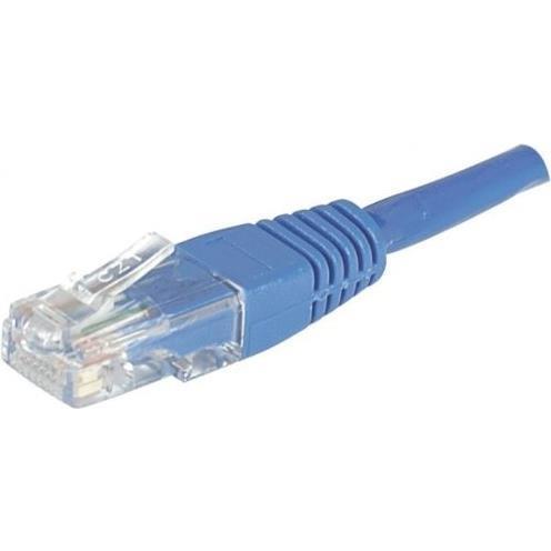 Thumbnail - Exertis Connect Patchkabel, CAT.6, U/UTP, ungeschirmt, Kupfer, blau, 10,0 m Patchkabel mit Rastnasenschutz (U/UTP, CAT6,...