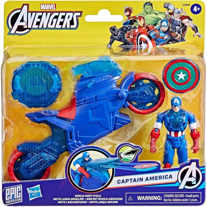 Image du produit Hasbro AV 10 cm Cap Shield Shot Cycle