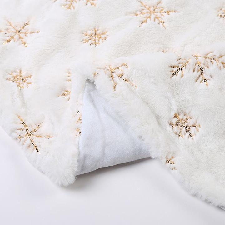 Produktbild Hermex Weihnachtsbaum Decke Christbaum Rock Baumrock Matte Tannenbaum Teppich (1-teilig)