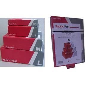 Mailmedia, Versandkarton + Versandbox, Universal-Versandverpackung Pack'n Post, Grösse XS Innenmasse: (B)245 x (T)145 x ...
