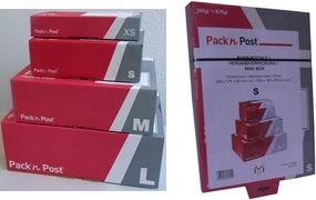 Produktbild Mailmedia Universal-Versandverpackung Pack'n Post, Grösse XS Innenmasse: (B)245 x (T)145 x (H)41 mm (5 x)