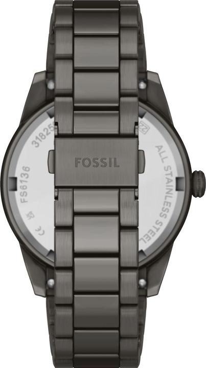 Actual product image Fossil Uhr Pearson Multifunktionswerk Edelstahl anthrazit (Analogue wristwatch, 42 mm)